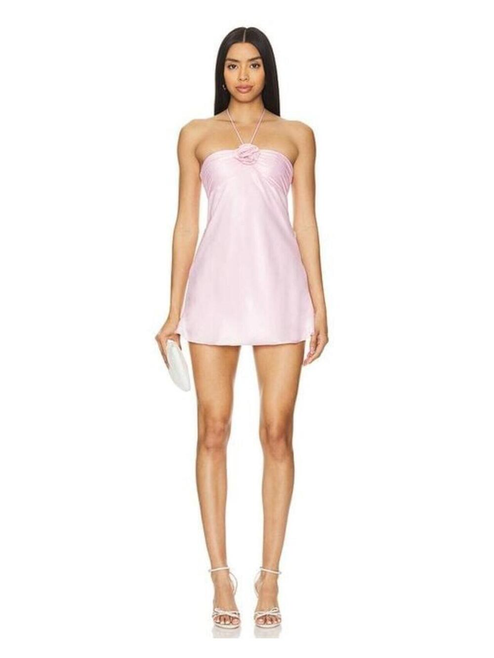 MORE TO COME Women's Pink Arie Mini Dress